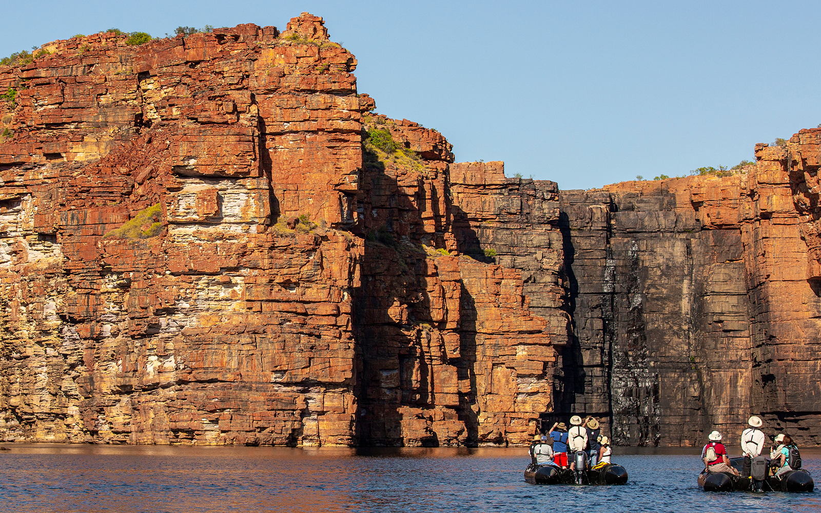 Zodiacs in the Kimberley region of Australia